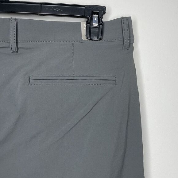 J CREW Mens Tech Shorts NEW Charcoal Gray Stretch Performance BE055 Golf 36 x 9 - Picture 6 of 11